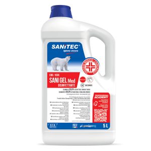 Sani gel med  igienizzante mani Sanitec - 5 lt