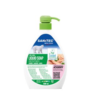 Sapone liquido Green Power Sanitec - floreale - dispenser da 600 ml