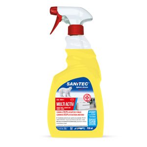 Sgrassatore disinfettante Multi Activ Limone Sanitec - 750 ml