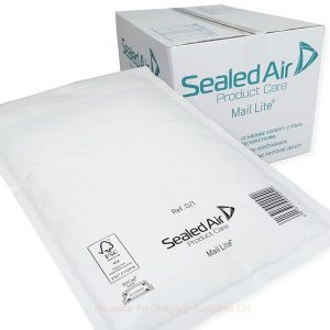 Busta imbottita Mail Lite® - formato H (27x36 cm) - bianco - Sealed Air® - conf. 10 pezzi