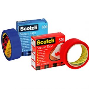 Nastro antieffrazione Scotch® Secure Tape - rosso o blu
